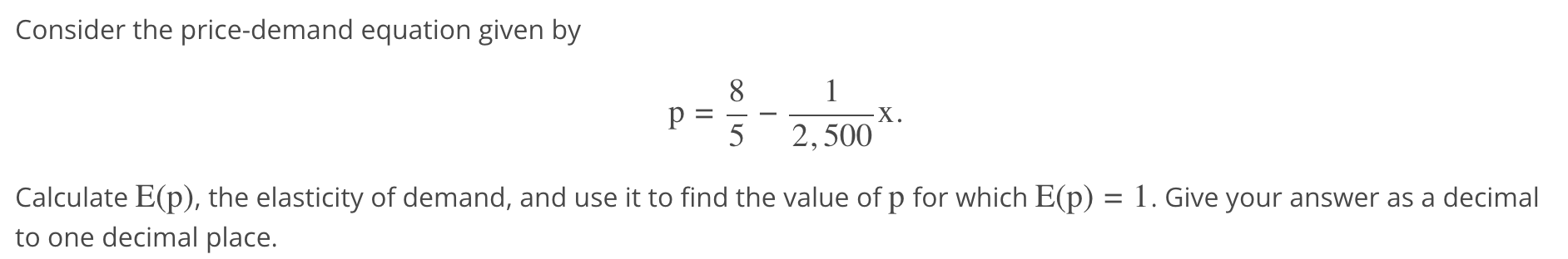 solved-consider-the-price-demand-equation-given-by-chegg