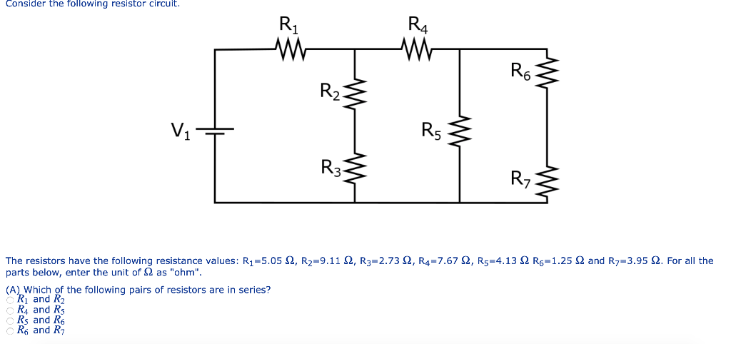 Solved Consider The Following Resistor Circuit R23 The R Chegg Com