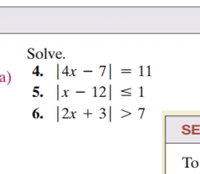 7x 4 3x 11 )= 5x 12