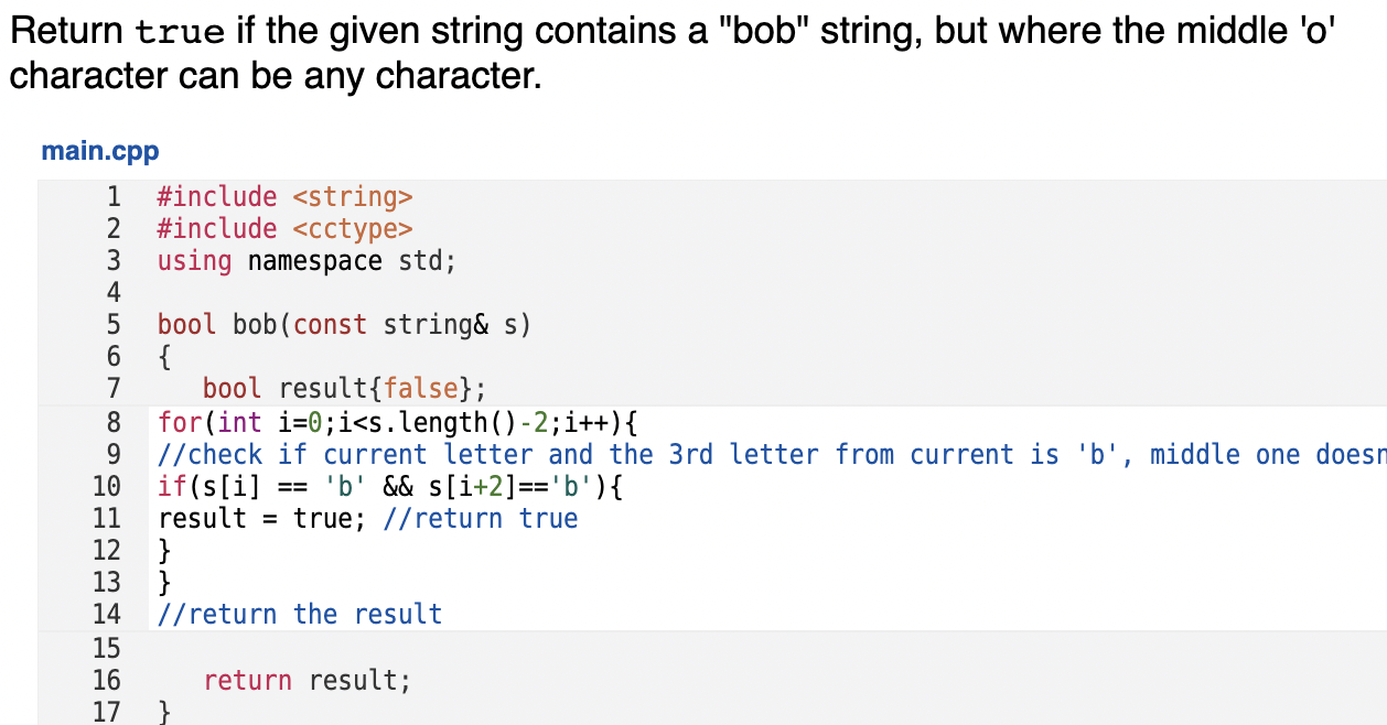 Solved C++. What am I doing wrong? I can only edit the stuff | Chegg.com