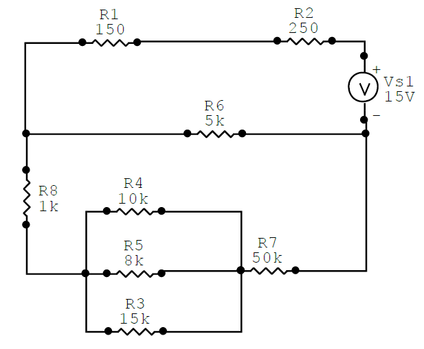 Solved Exercise 2- MIXED CIRCUITS For each case, the student | Chegg.com