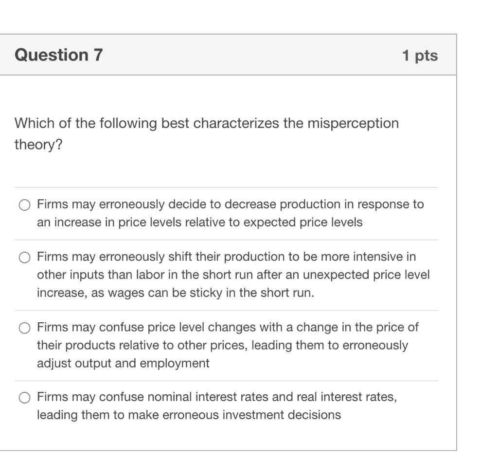 Solved Question 7 1 pts Which of the following best | Chegg.com