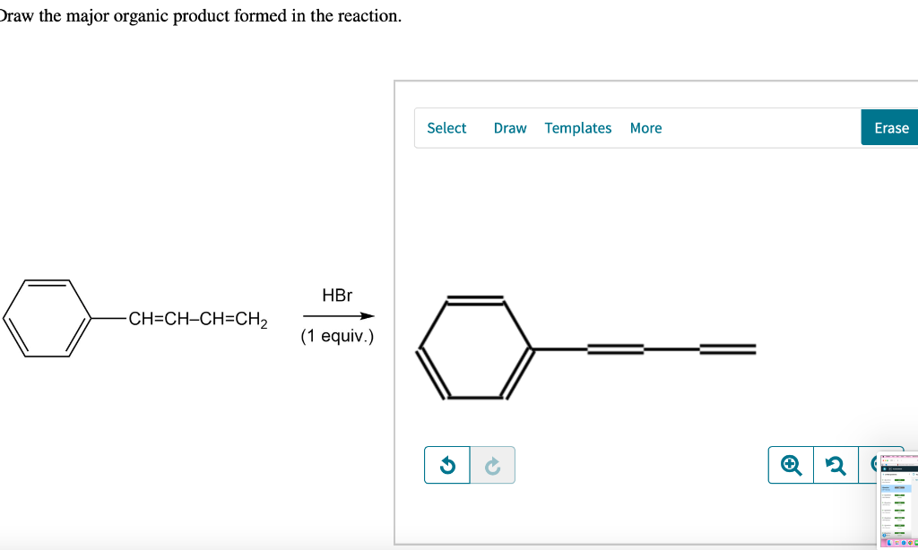 Solved Draw The Major Organic Product Formed In The | Chegg.com