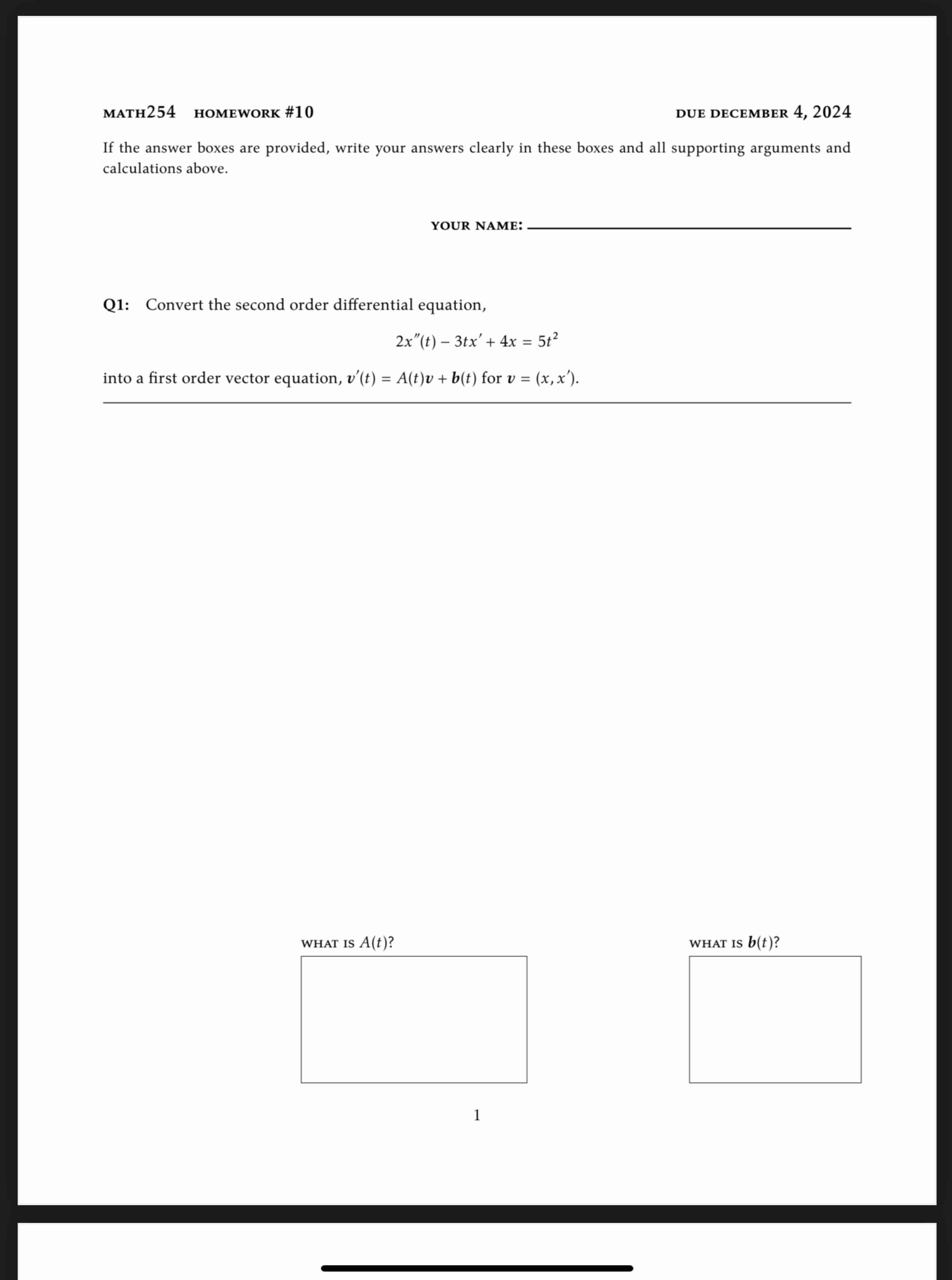 Solved If ﻿the answer boxes are provided, write your answers | Chegg.com