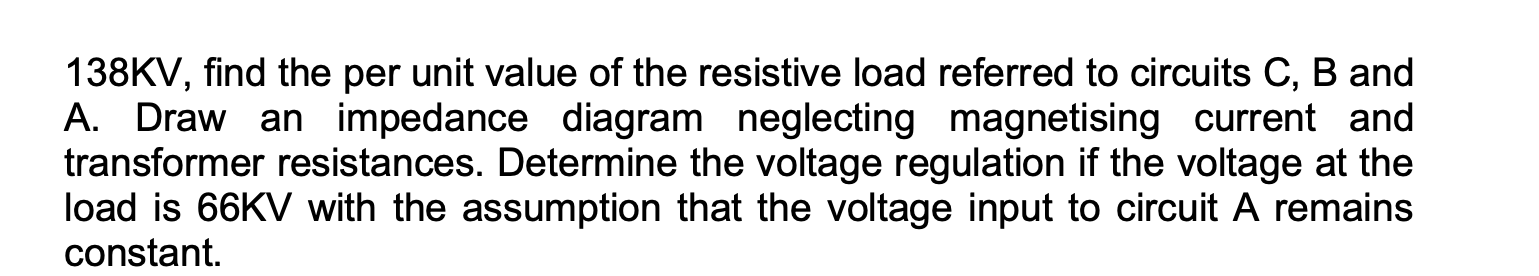 Solved 9. Three parts of a single-phase electric system are | Chegg.com