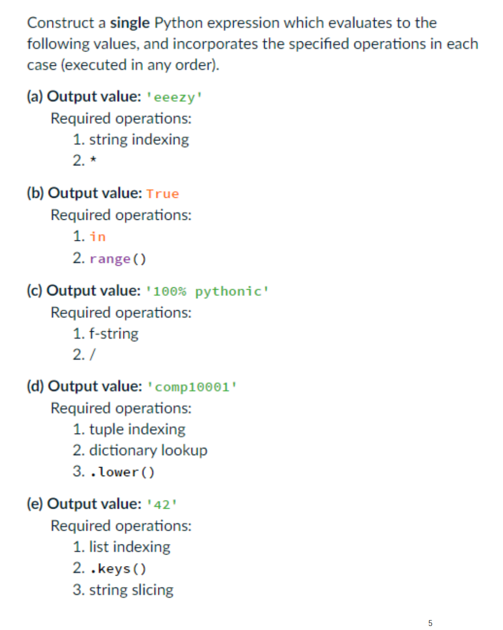 solved-construct-a-single-python-expression-which-evaluates-chegg