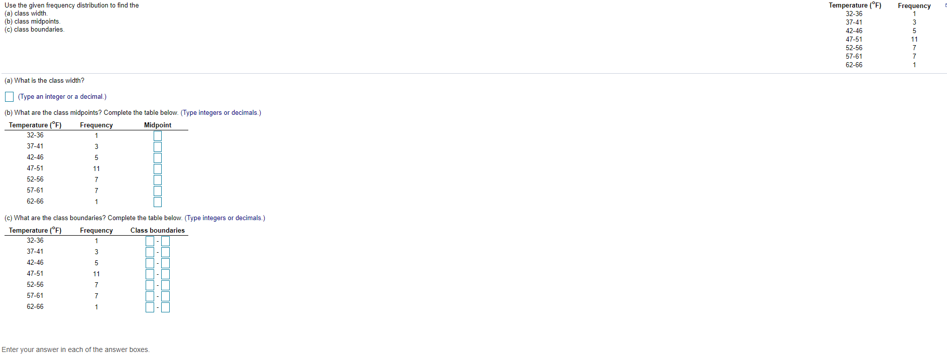 HOW TO FIND CLASS MIDPOINTS IN FREQUENCY DISTRIBUTION visual data 6