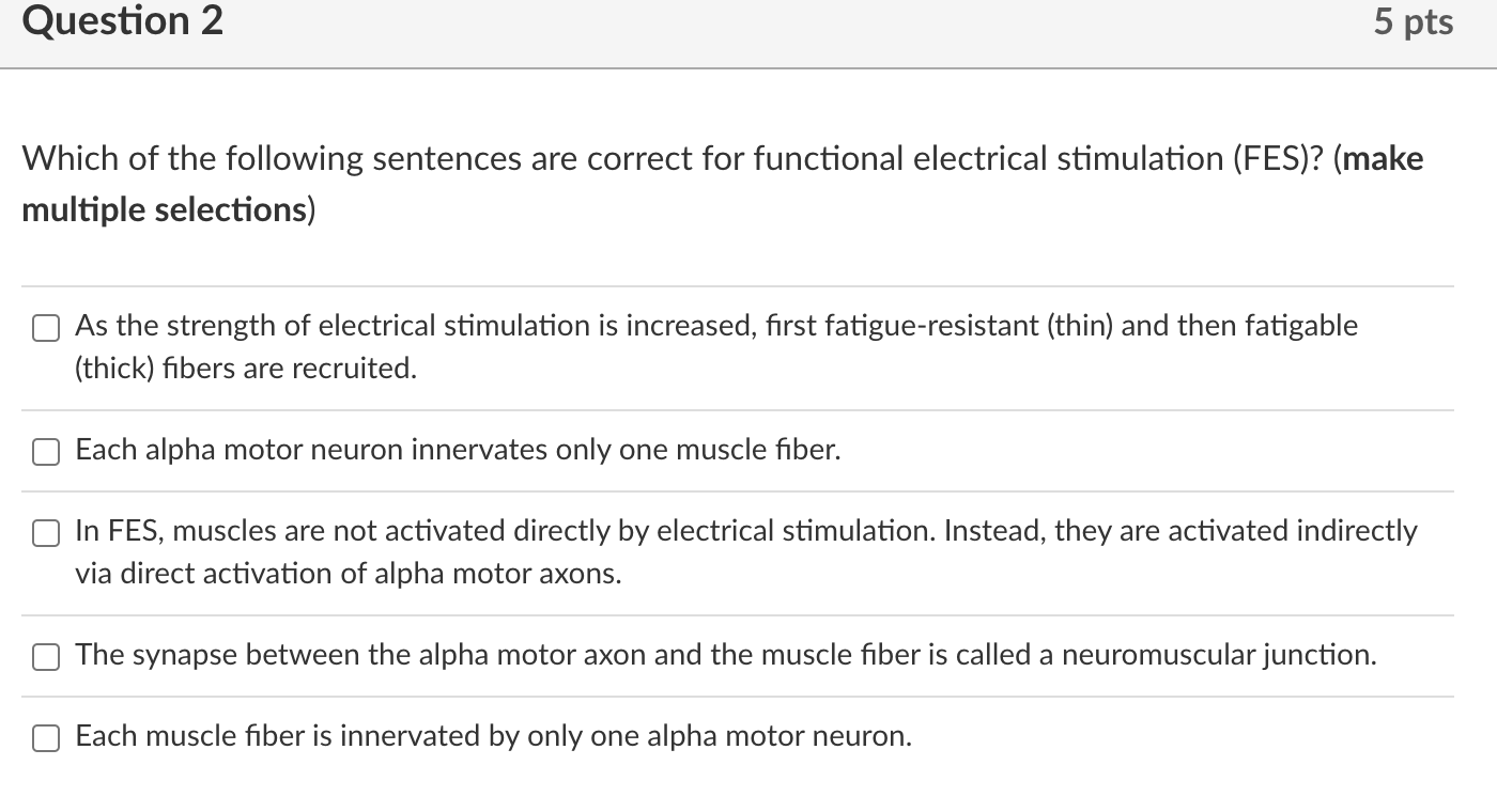 Neuromuscular and Functional Electrical Stimulation