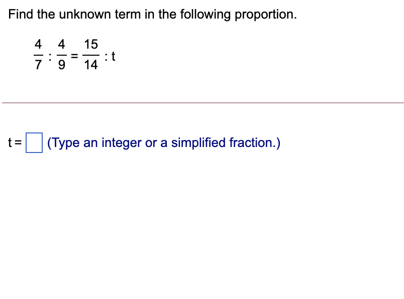 solved-find-the-unknown-term-in-the-following-proportion-4-chegg