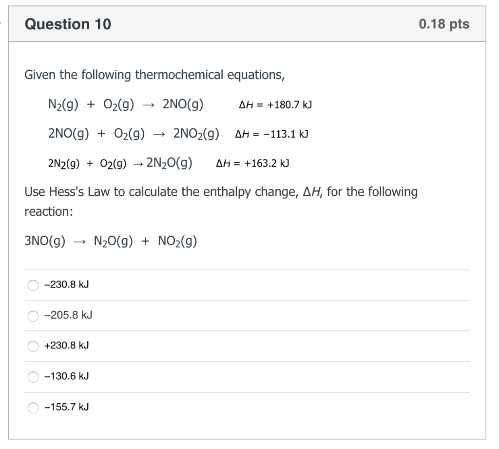 Solved Question 10 0 18 Pts Given The Following Chegg Solved Question 10 0 18 Pts Given The Following Chegg