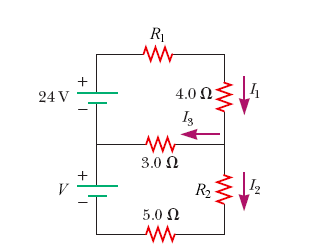 Solved Consider the following figure. (Assume V = 15 V, R1 = | Chegg.com