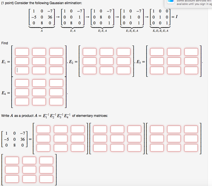 Solved Some ces WI (1 point) Consider the following Gaussian | Chegg.com
