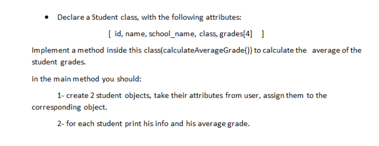 Solved PLEASE SOLVE WITH JAVA implement a method inside | Chegg.com