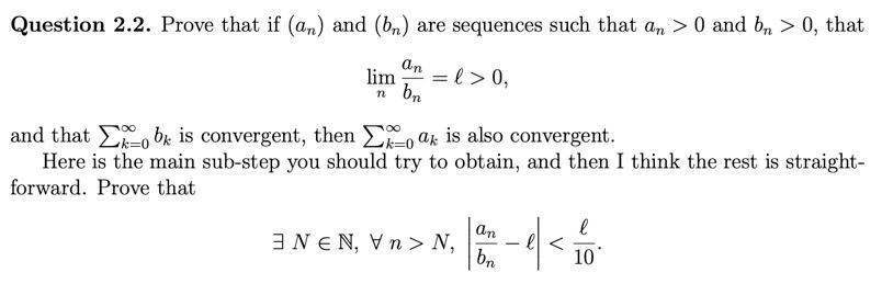 Solved Question 2.2. Prove that if (an) and (bn) are | Chegg.com