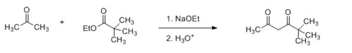 Solved CH3 1. NaOEt CH3 H3C CH3 Eto XCH₃ H3C XCH3 CH3 2. | Chegg.com