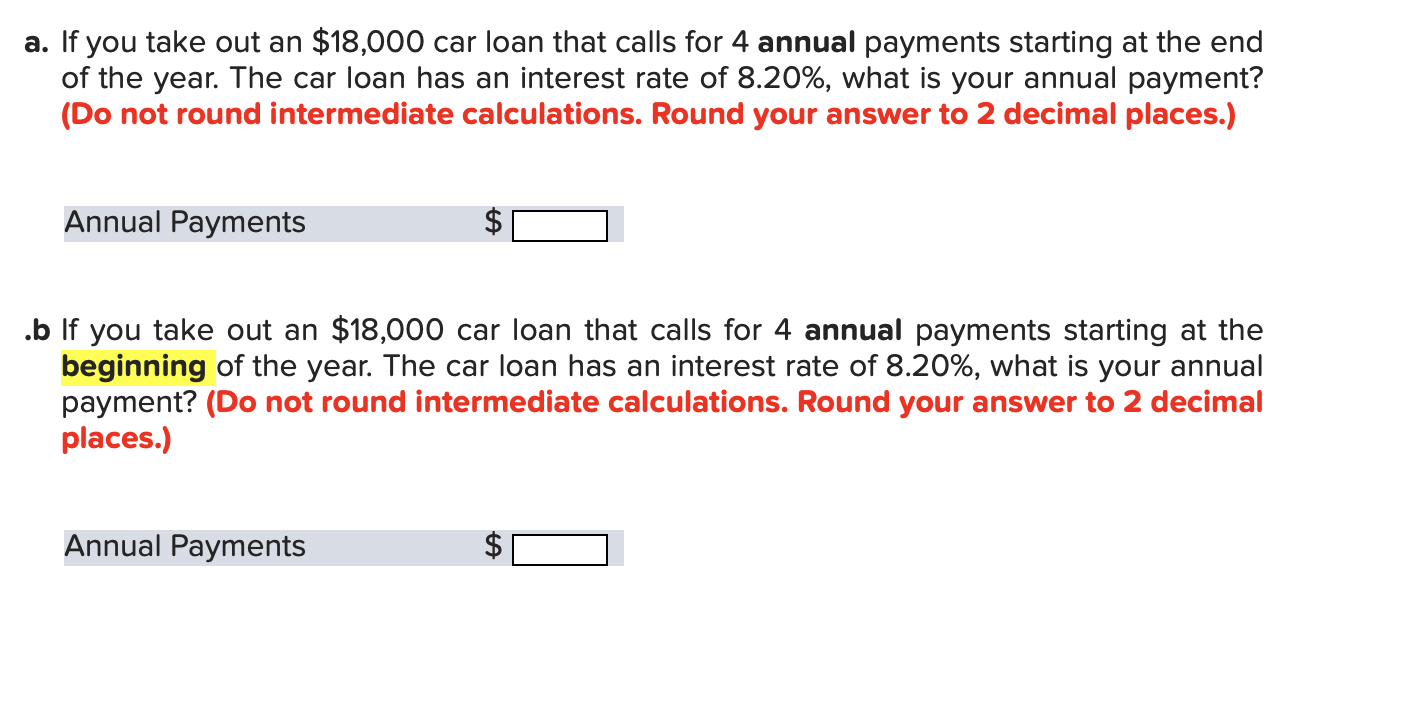 can i take car loan for 1 year