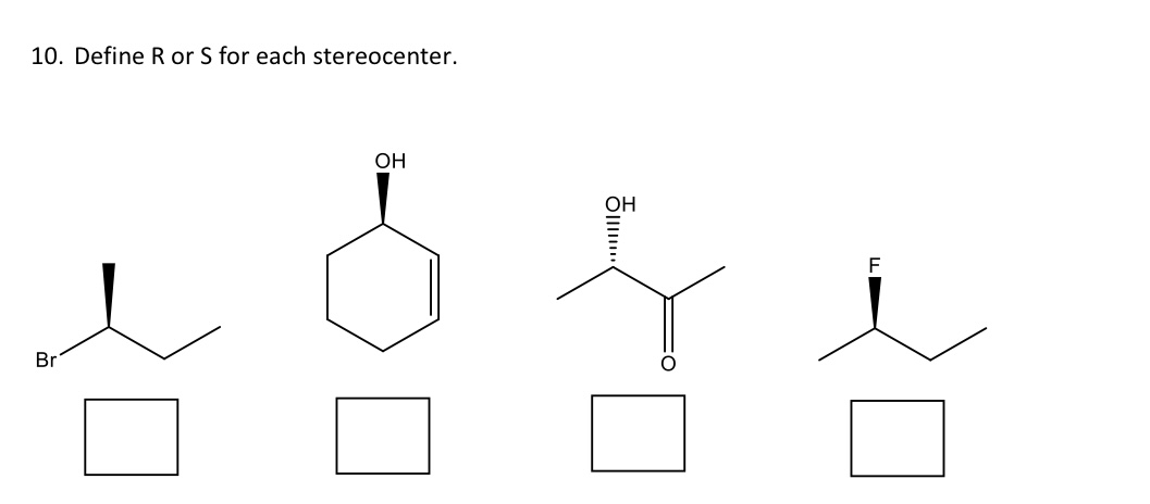 Solved determine R or S for each stereocenter 2. Determine | Chegg.com