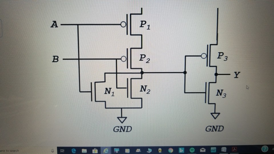 Solved What is the logic gate for the following CMOS gates? | Chegg.com
