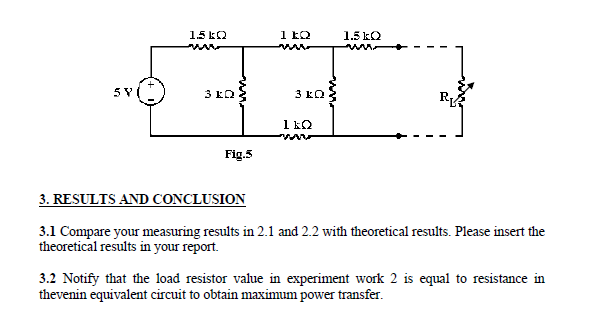 Solved 2.1 Set up the circuit in Fig.2 and measure wanted | Chegg.com
