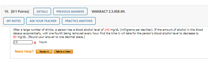 Solved 10 0 1 Points Details Previous Answers Waneac7 Chegg Com