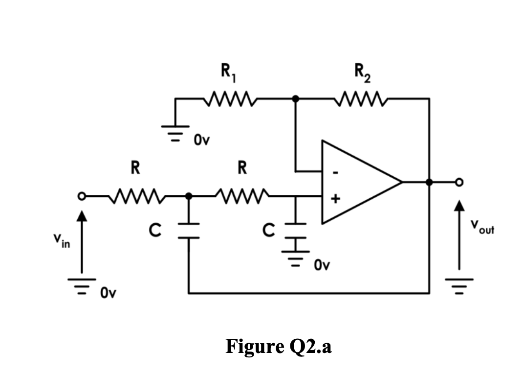 Solved a. Design a Butterworth low pass filter with a | Chegg.com