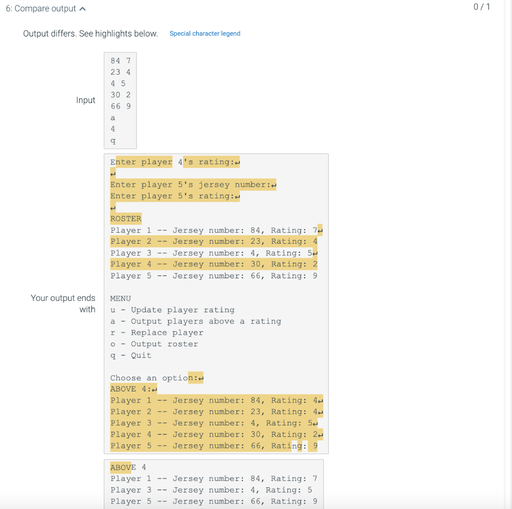 Solved In C Please 6.29 LAB*: Program: Soccer team | Chegg.com