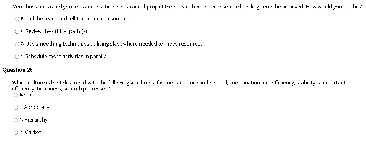 Solved Questions: Network Planning You are the project | Chegg.com