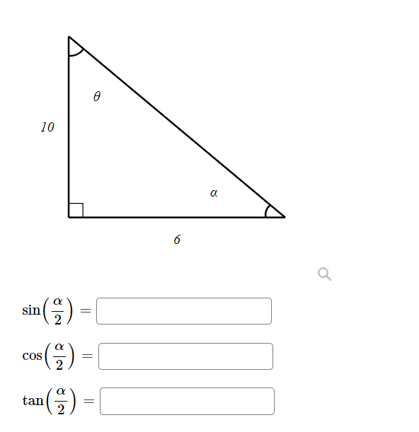 Solved ө 10 a. 6 Q ( = 2 sin) cos) - tan) - (6 = 2 α = 2 | Chegg.com