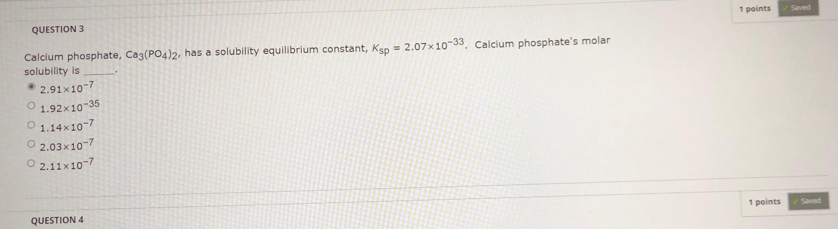 Solved Question 18 1 When Calcium Ca Bonds With Oxygen It Chegg Com