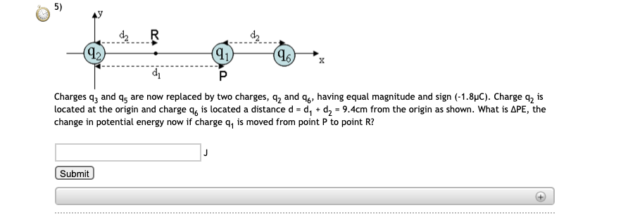 Solved A point charge 42 -1.8 PC is fixed at the origin of a | Chegg.com