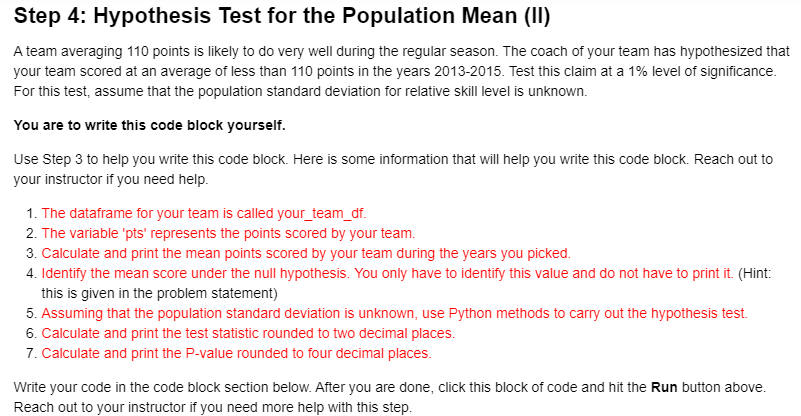 My code block is producing an error that states that | Chegg.com