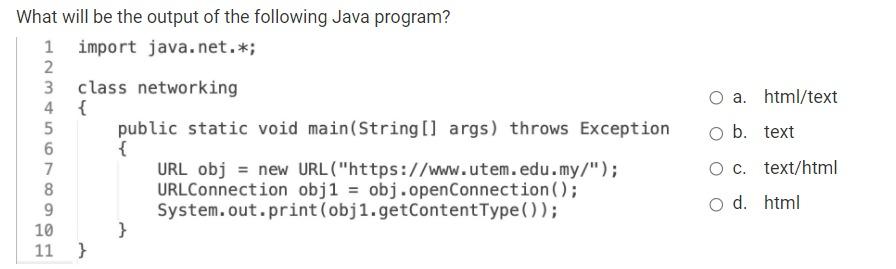 Solved In Java implementation of TCP, a client uses ____; a | Chegg.com
