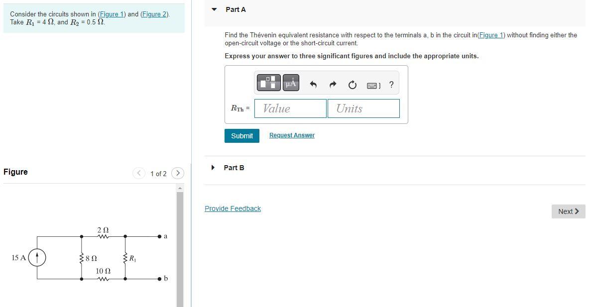 Solved Consider the circuits shown in Take R1=4Ω, and \( | Chegg.com