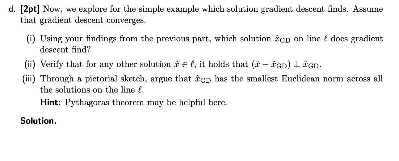 Problem 4 (Gradient Descent for Linear Regression) [9 | Chegg.com