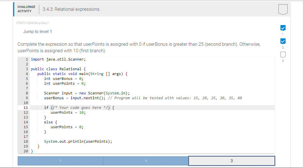 Solved Challenge Activity 3 11 2 Switch Statement To