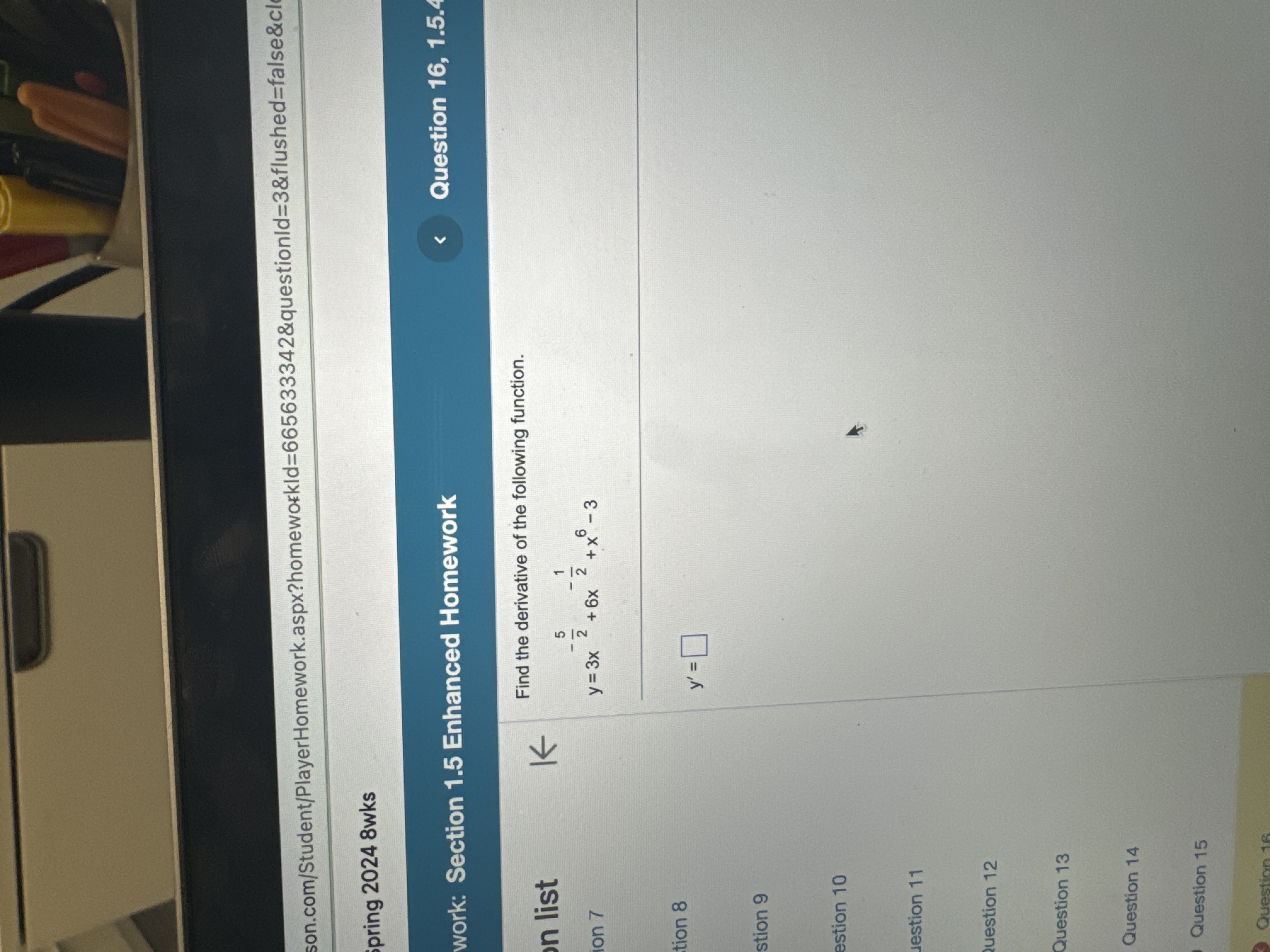 solved-find-the-derivative-of-the-following-chegg