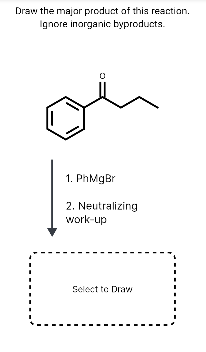 Solved Draw the major product of this reaction. Ignore | Chegg.com