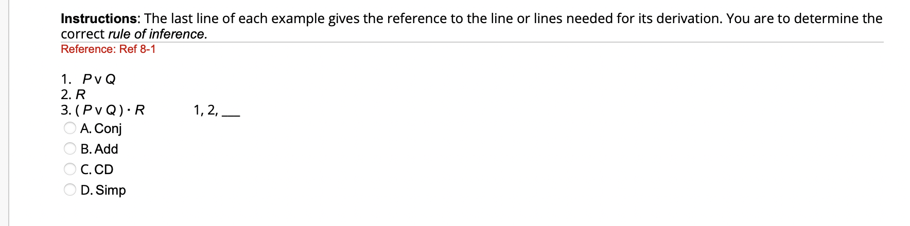 Solved Instructions: The last line of each example gives the | Chegg.com