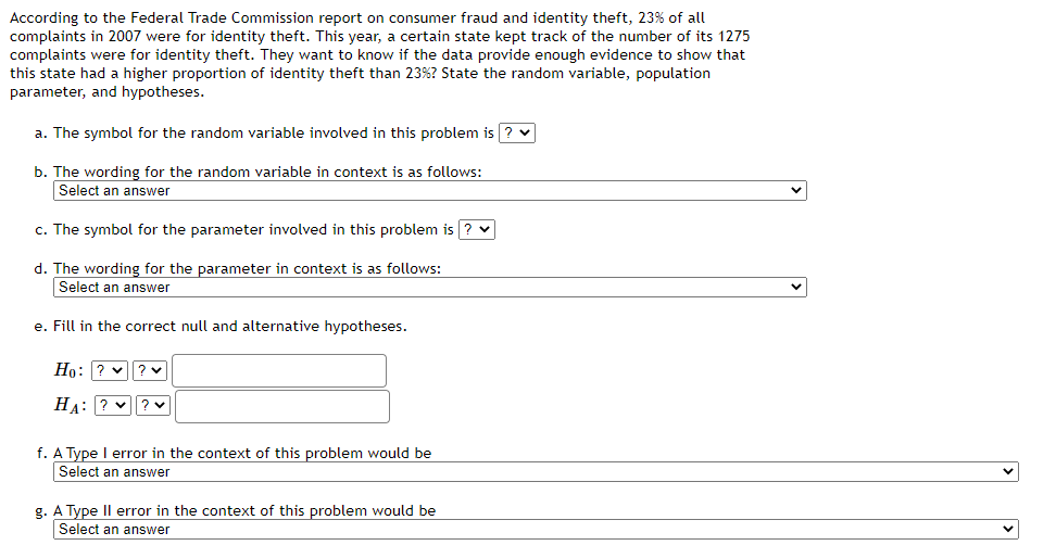 Solved According to the Federal Trade Commission report on | Chegg.com