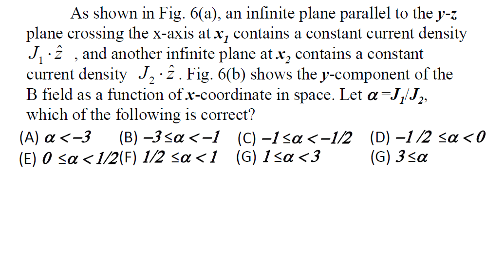 Solved As shown in Fig. 6(a), an infinite plane parallel to | Chegg.com