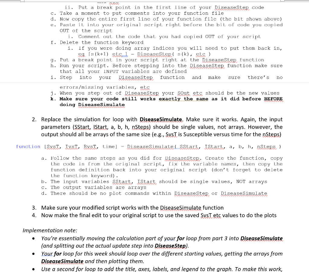 Part 4 [Using functions] Re-write your code using the | Chegg.com