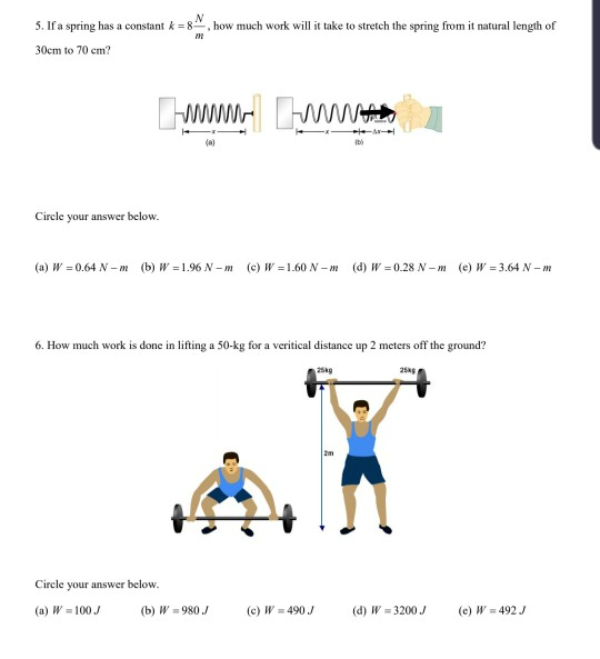 Solved 1. A force of 1250 lb compresses a spring 5 inches | Chegg.com