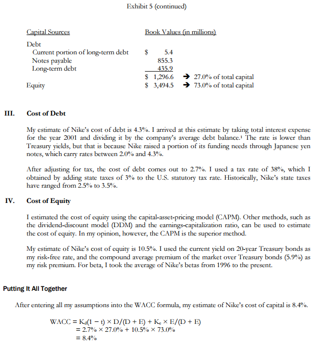 Do You Agree With Joanna Cohen’s WACC Calculation? If | Chegg.com