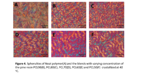 Solved Figure 4. Spherulites of Neat polymer(A) and the | Chegg.com
