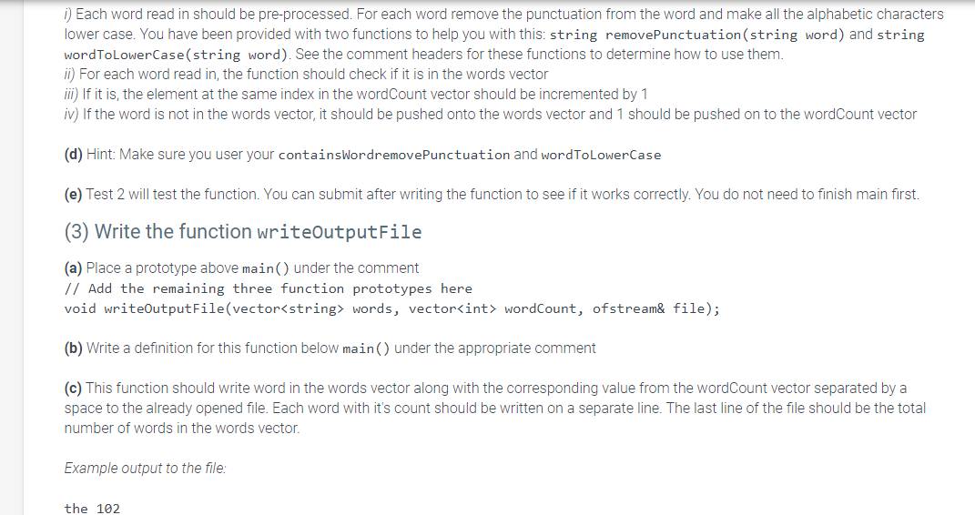 Solved 14.5 LAB: Counting words in a text file (1) Write the | Chegg.com