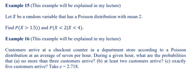 Solved Let X Be A Random Variable That Has A Poisson | Chegg.com