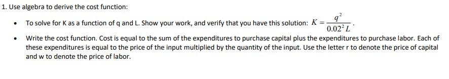 algebra problem solving cost