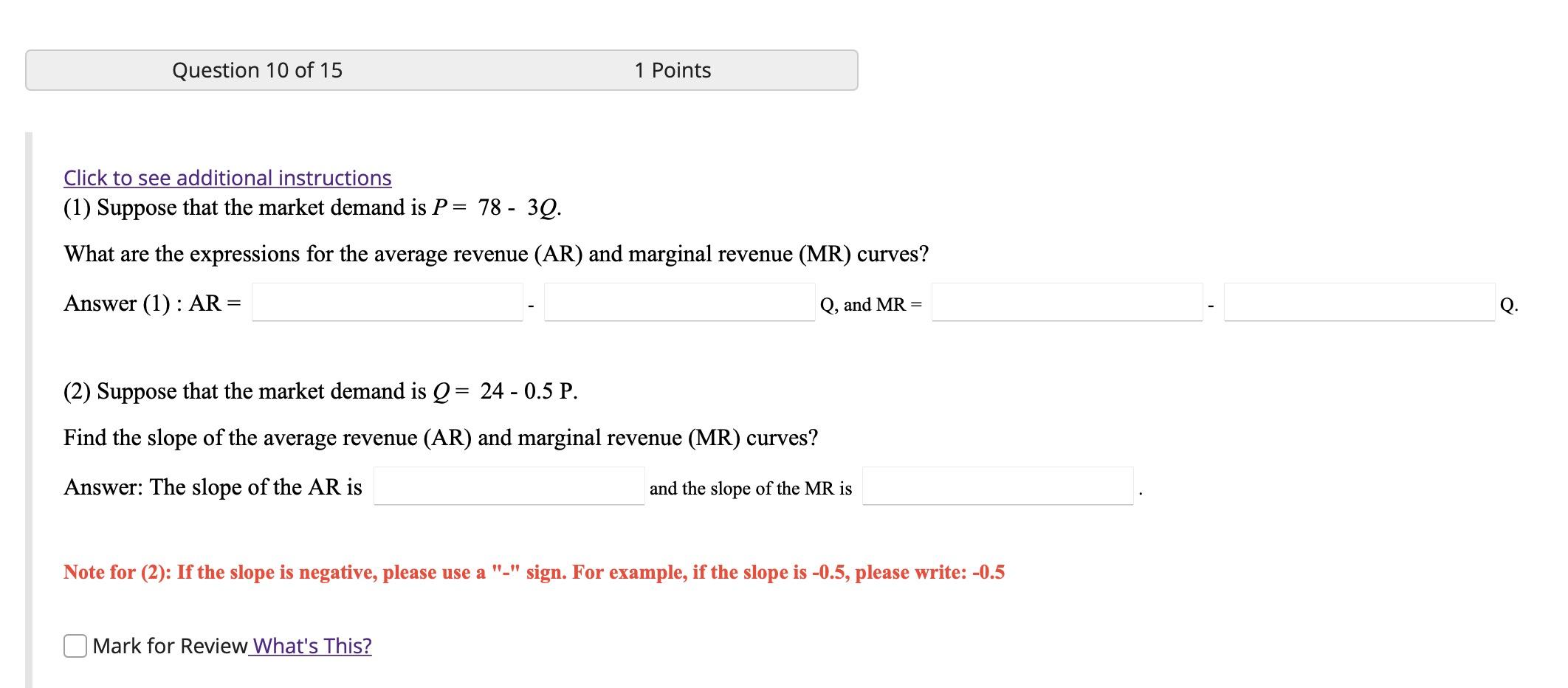 Solved Question 10 of 15 1 Points Click to see additional | Chegg.com
