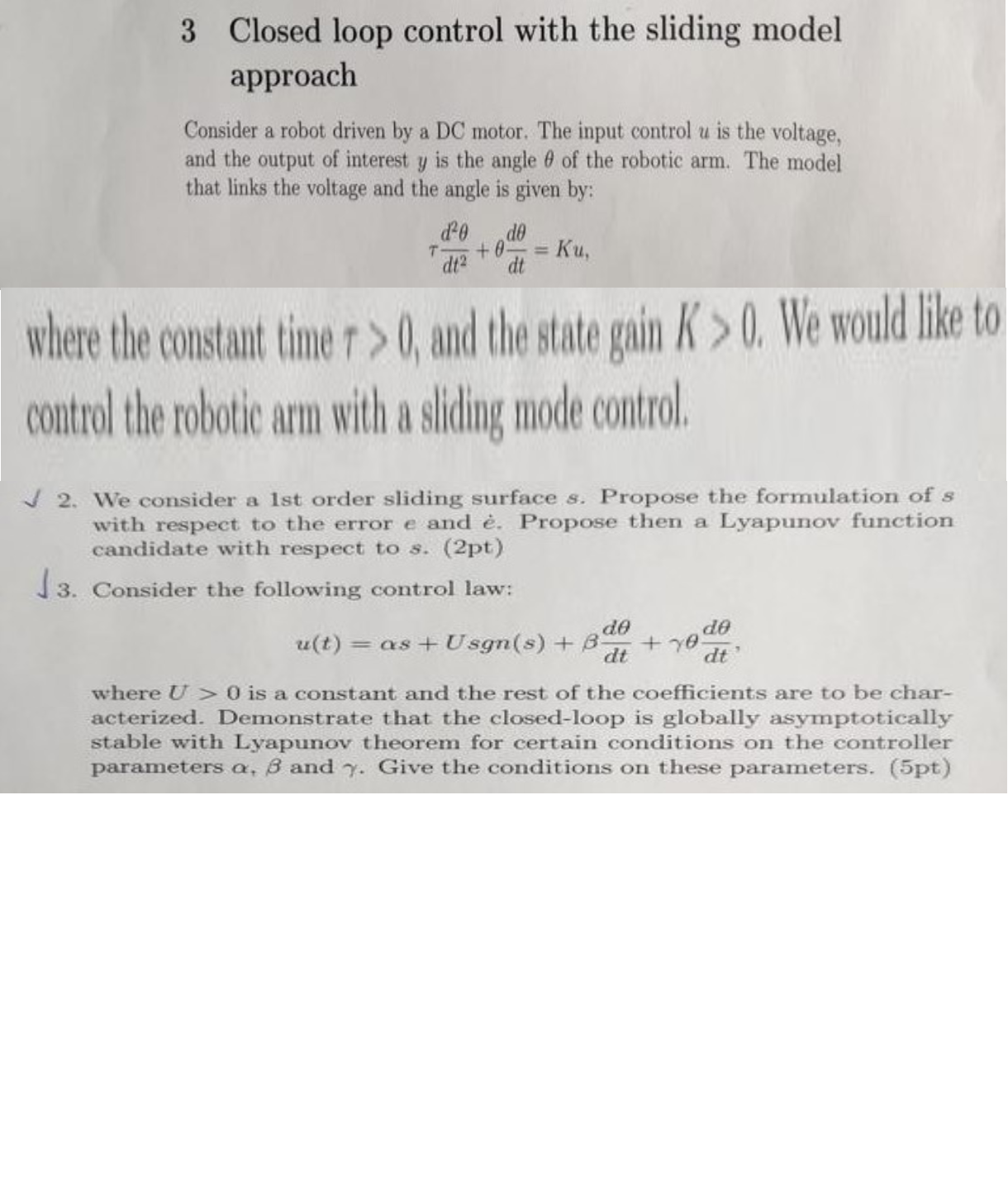 Solved I want the solution of the question with all the | Chegg.com