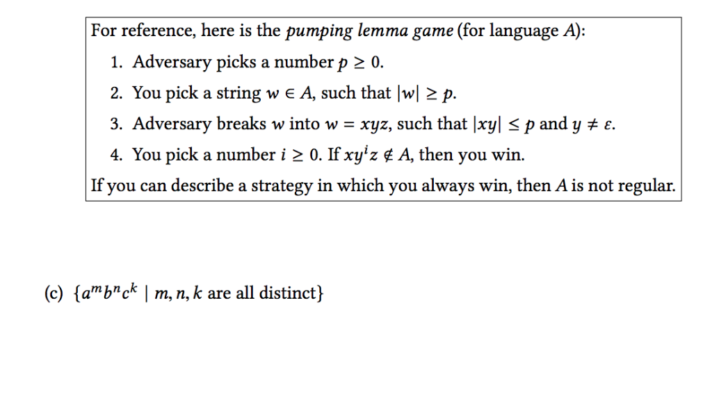 Solved Show that the following languages are not regular. | Chegg.com